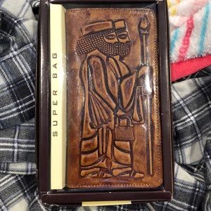 Men’s double billfold wallet with cash space